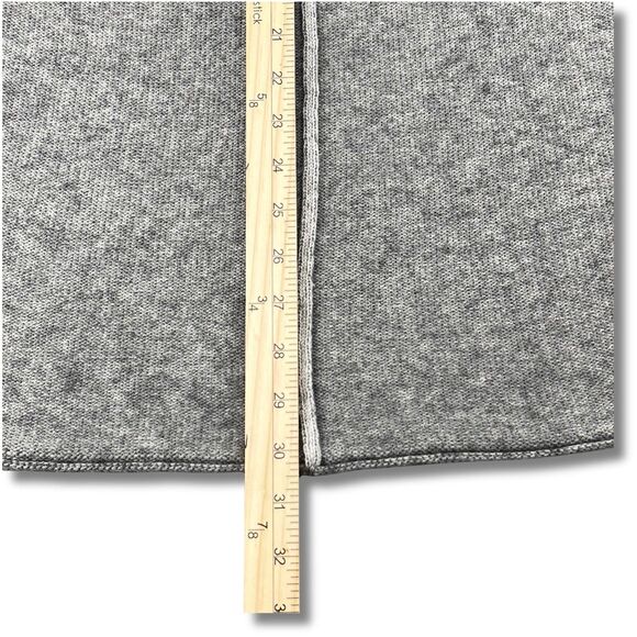 Aritzia Babaton Cashmere Wool Cardigan Sweater Wmns Sz S Gray Pockets Open Front - Picture 7 of 15
